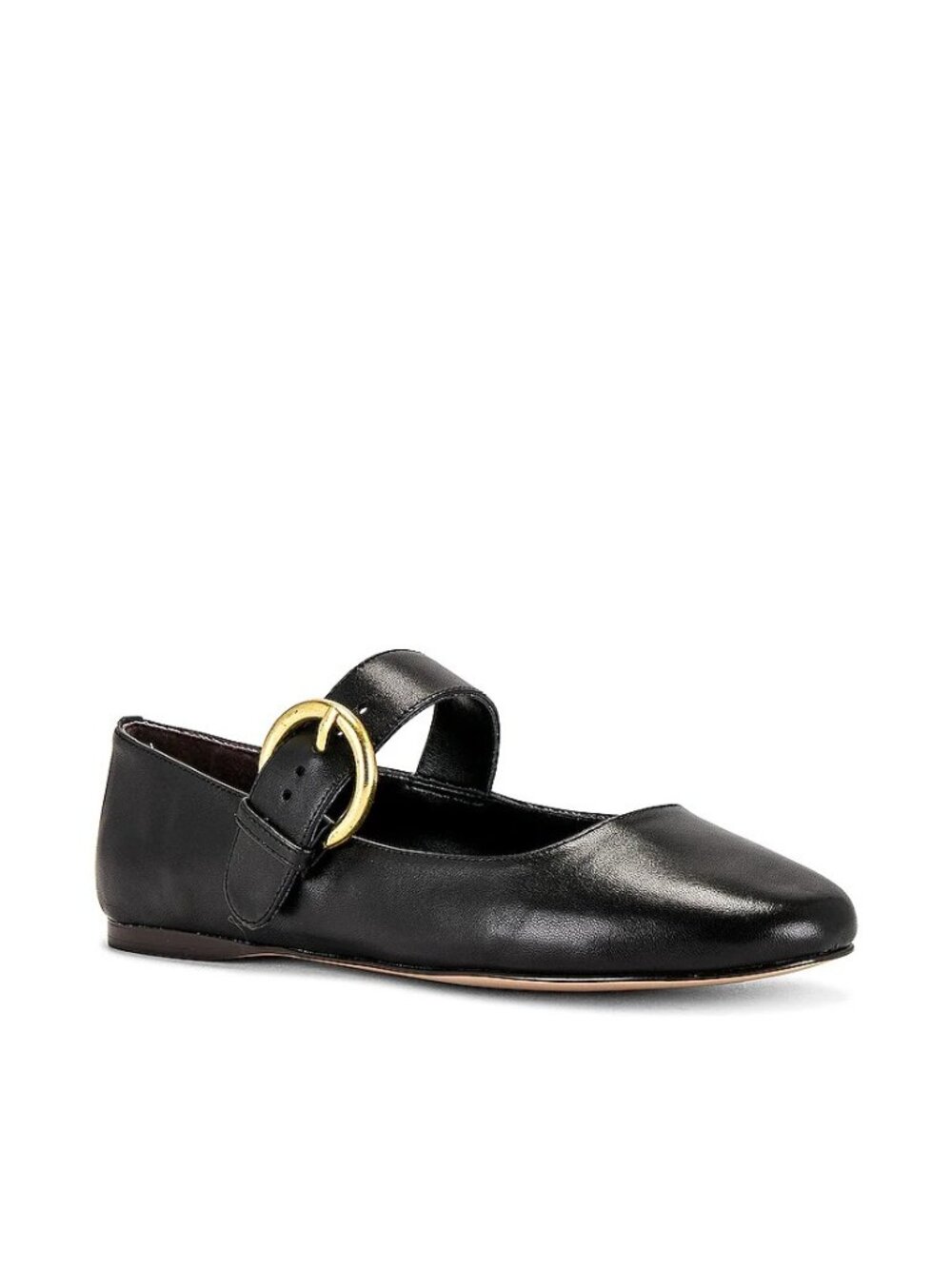 House of Harlow 1960 x REVOLVE Womens Clementine Flats in Black 6 Leather Shoes